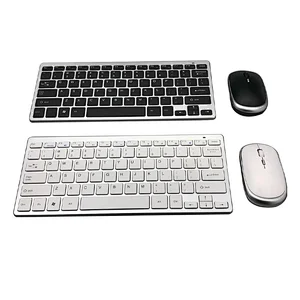 2022 High quality private portable 2.4G wireless chocolate 78 keys Slim Scissors keys Keyboard 4D Mouse Combo set KMSW-001A
