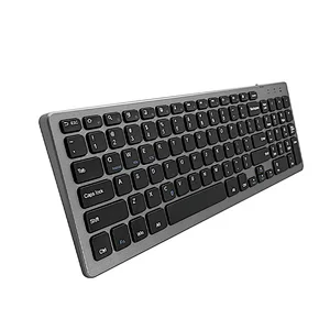 2022 Wireless slim mini Portable Rechargeable dual mode BT Wireless Scissor multimedia office Keyboard BT-158