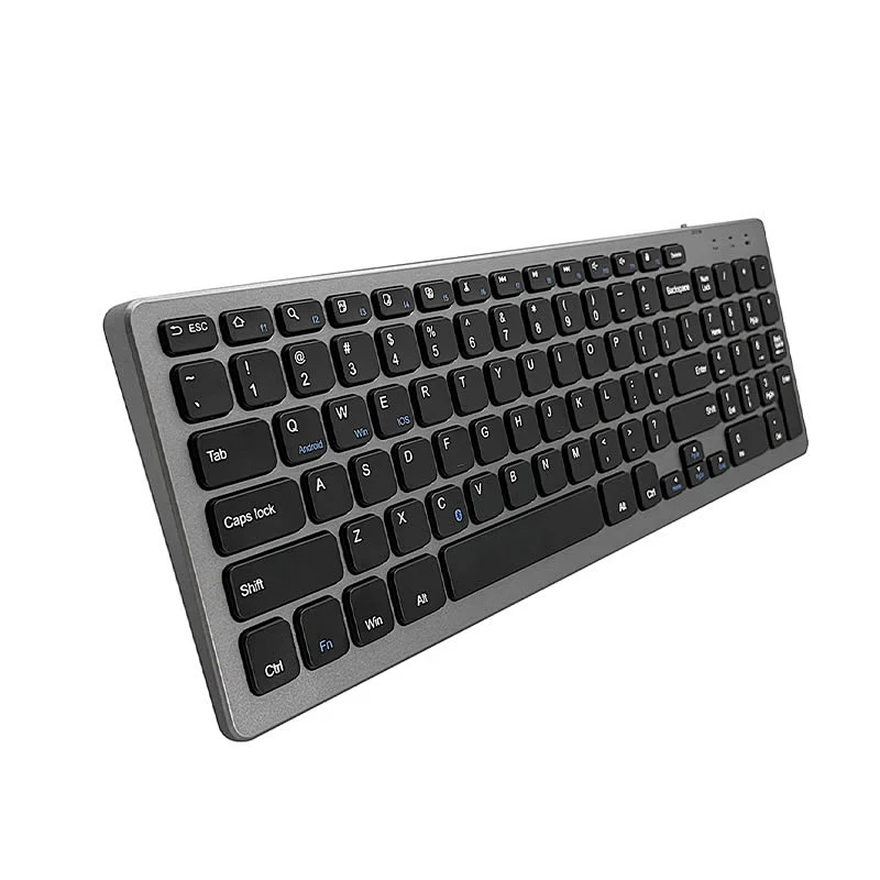 2022 Wireless slim mini Portable Rechargeable dual mode BT Wireless Scissor multimedia office Keyboard BT-158
