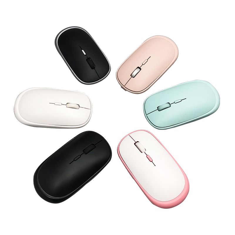 New ultra slim mute mini portable laptop desktop tablet computer 2.4G Wireless Mouse for home office gift promotion MW-073