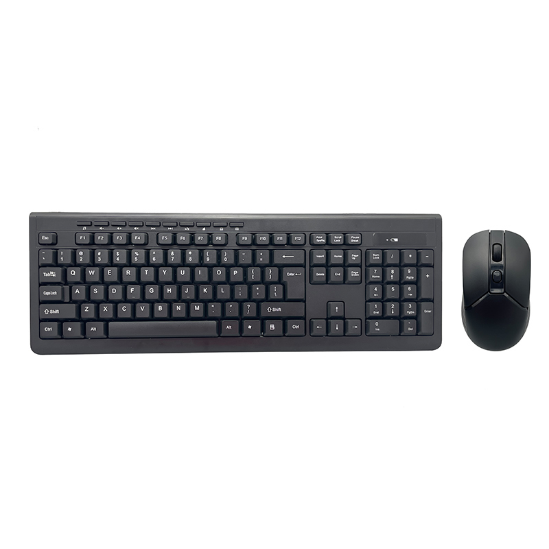 New Private design 2.4G wireless classic multimedia keyboard mouse Combo