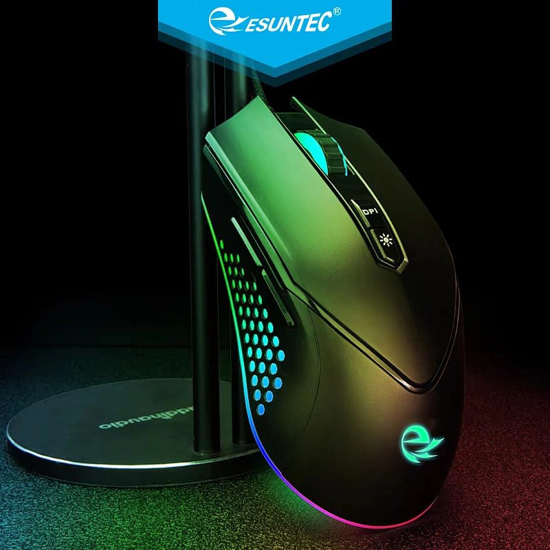 New arrival Big comfortable  Ergonomic backlit mouse PC gamer lighting mouse for professional gamer