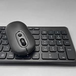 2022  latest  2.4 G   Wireless  mute soft touch flat keys keyboard and mouse combo for Office home computer KMSW-088U