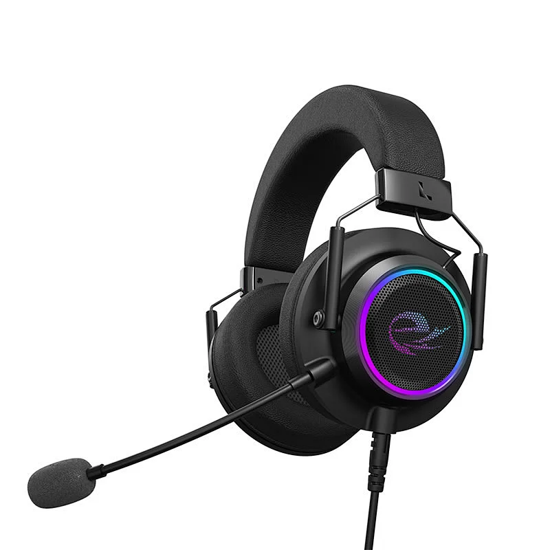 2022 high quality wired USB comfortable noise canceling Gaming headphone S9 with LED Light and Microphone