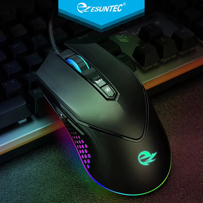 New arrival Big comfortable  Ergonomic backlit mouse PC gamer lighting mouse for professional gamer