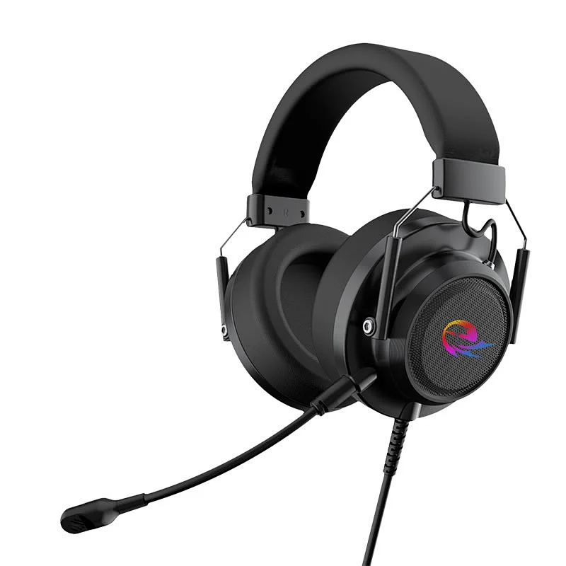 2022 high quality wired USB comfortable noise canceling Gaming headphone S9 with LED Light and Microphone