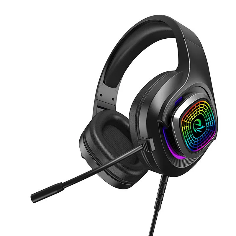 Headphones Wired Gaming headset RGB lighting Gamer Cool  for professional gamer office  S11