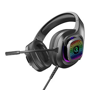 Headphones Wired Gaming headset RGB lighting Gamer Cool  for professional gamer office  S11