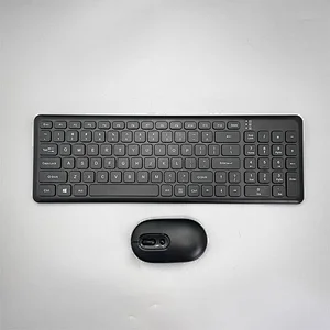 2022  latest  2.4 G   Wireless  mute soft touch flat keys keyboard and mouse combo for Office home computer KMSW-088U