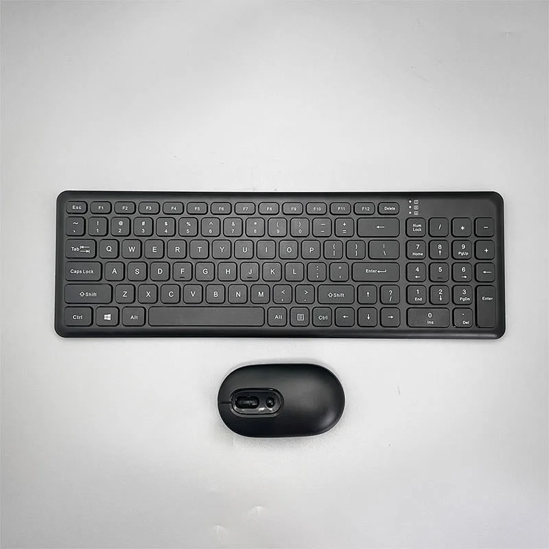 2022  latest  2.4 G   Wireless  mute soft touch flat keys keyboard and mouse combo for Office home computer KMSW-088U