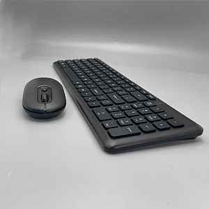 2022  latest  2.4 G   Wireless  mute soft touch flat keys keyboard and mouse combo for Office home computer KMSW-088U