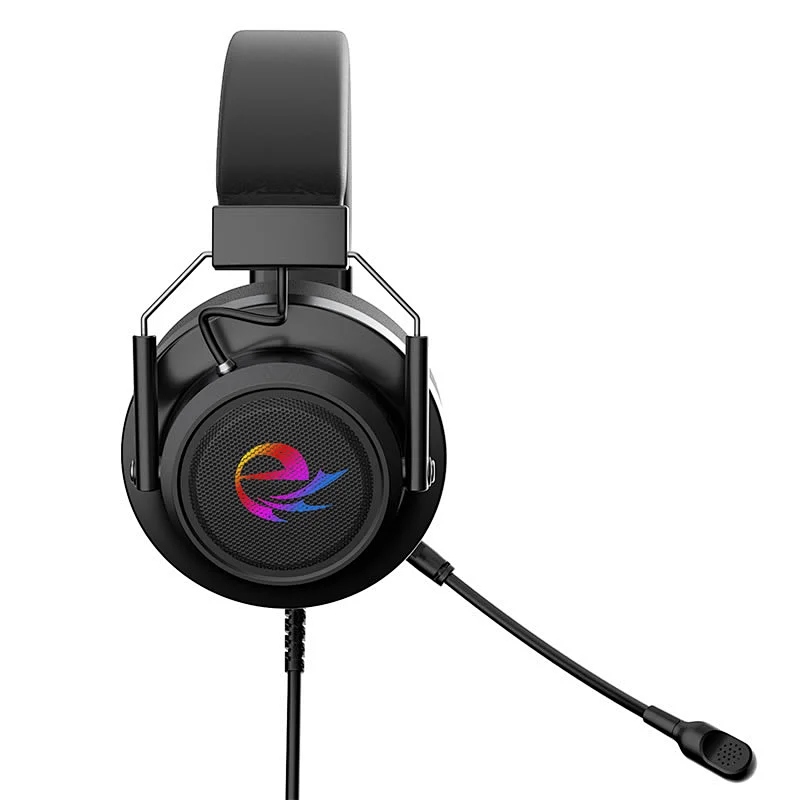 2022 high quality wired USB comfortable noise canceling Gaming headphone S9 with LED Light and Microphone