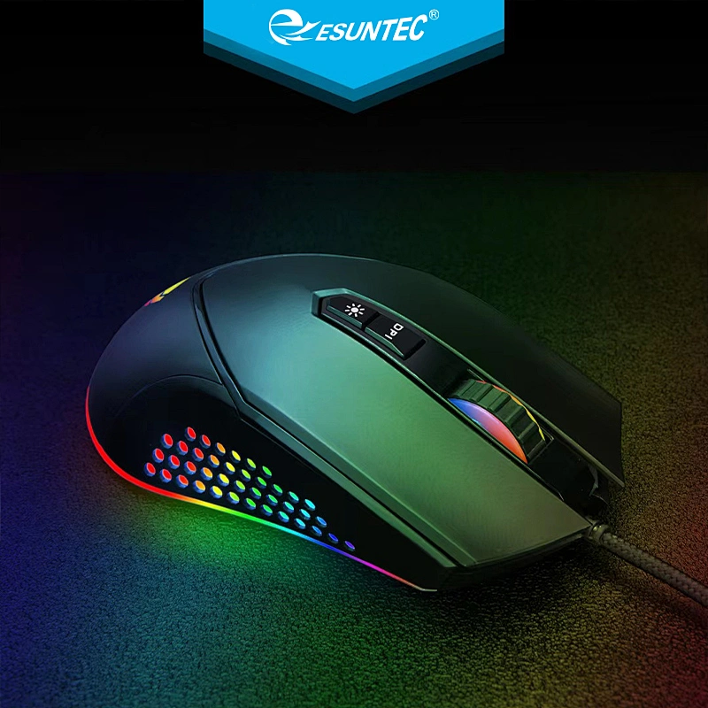 New arrival Big comfortable  Ergonomic backlit mouse PC gamer lighting mouse for professional gamer