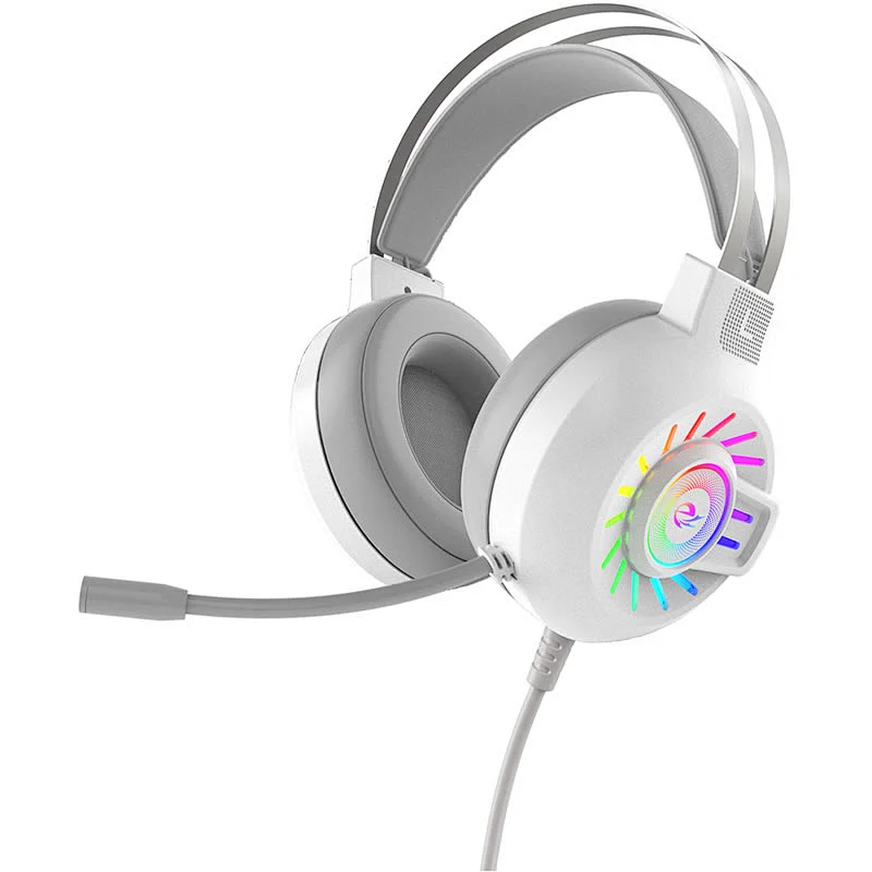 Wired Gaming headset PVC logo sticker RGB lighting Gamer Cool  for professional gamer M10