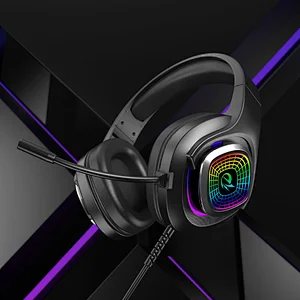 Headphones Wired Gaming headset RGB lighting Gamer Cool  for professional gamer office  S11