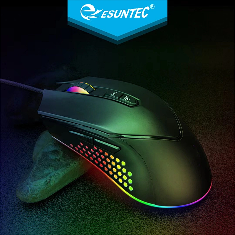 New arrival Big comfortable  Ergonomic backlit mouse PC gamer lighting mouse for professional gamer