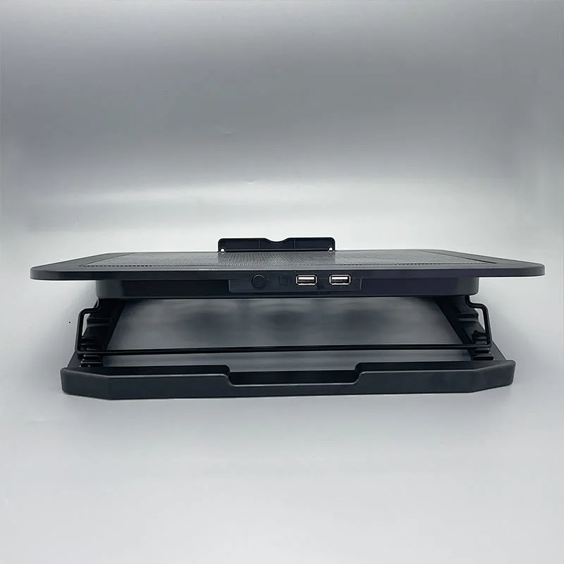 2022 new Super slim design ultra-quiet Cooling pad NCP-212 with Ergonomic design and double fan for notbook USB HUB