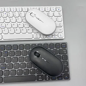 Latest  2.4 G  BT  Wireless  Type-c rechargeable  Scissor business keys keyboard and mouse combo KMSW-8100U