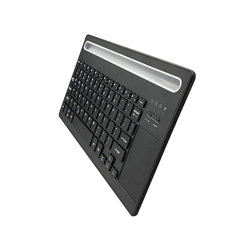 Wireless slim mini Portable Rechargeable BT Wireless Scissor multimedia Keyboard BT-63 with touch pad