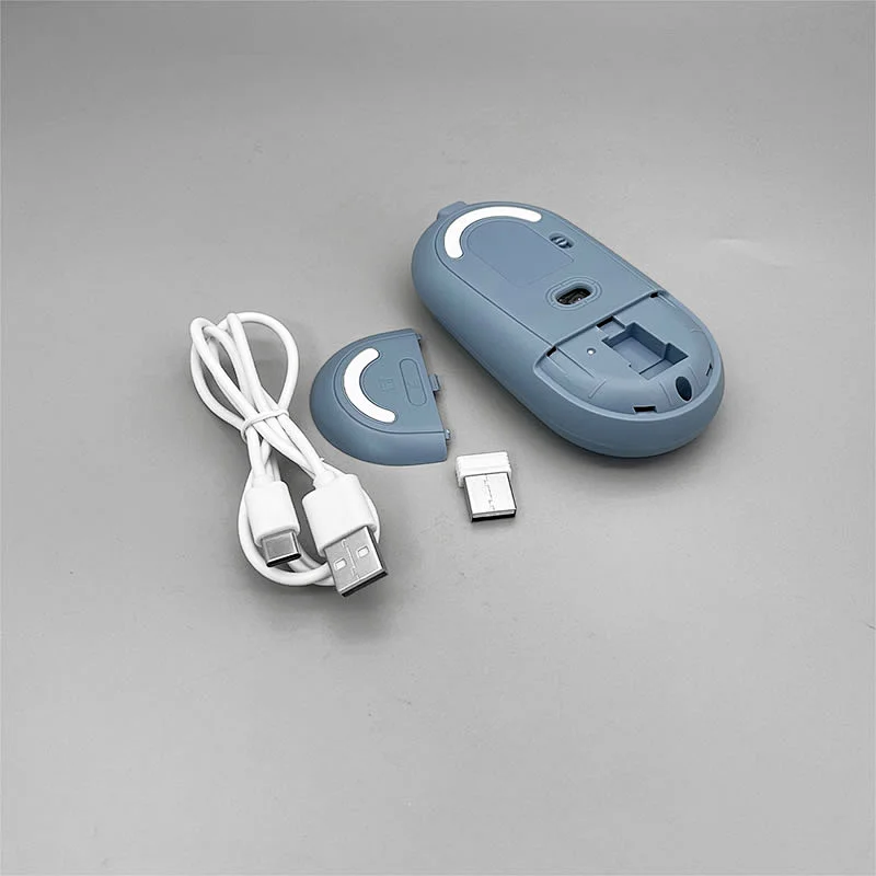 Type C Rechargable 2.4G wireless & bluetooth Mouse