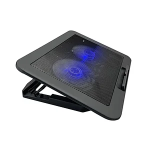 2022 new Super slim design ultra-quiet Cooling pad NCP-212 with Ergonomic design and double fan for notbook USB HUB