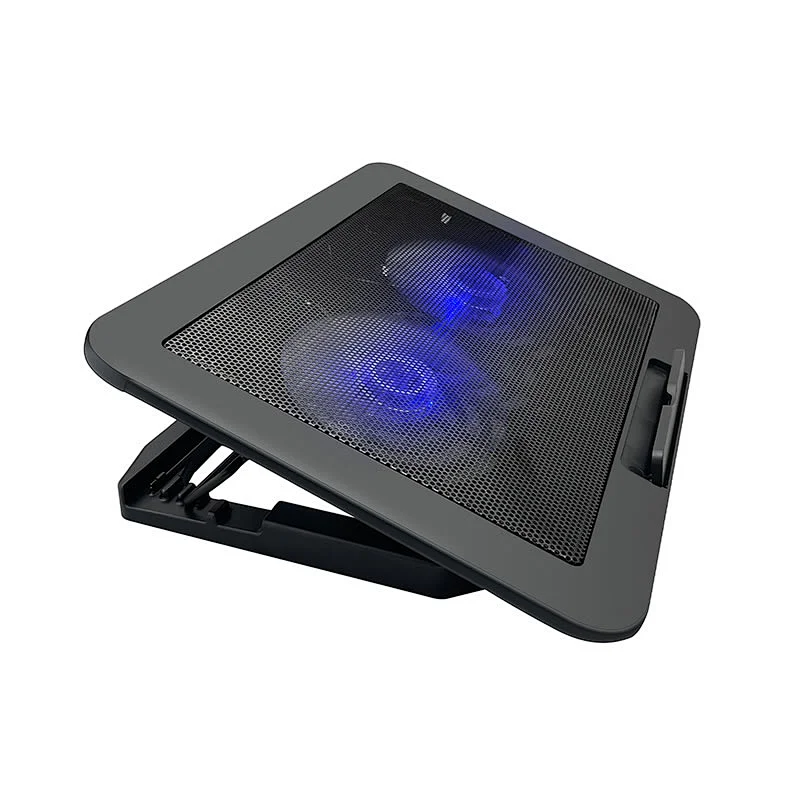 2022 new Super slim design ultra-quiet Cooling pad NCP-212 with Ergonomic design and double fan for notbook USB HUB