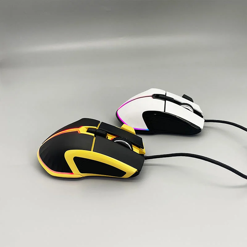 Wired USB Durable 8D  computer peripherals gaming optical Ergonomic mice  GM-182U with RGB backlight