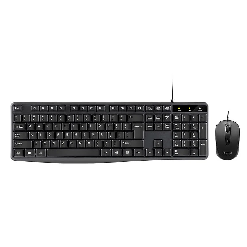 Wired  USB computer full size desktop laptop PC business office mouse keyboard combo KMC-107S