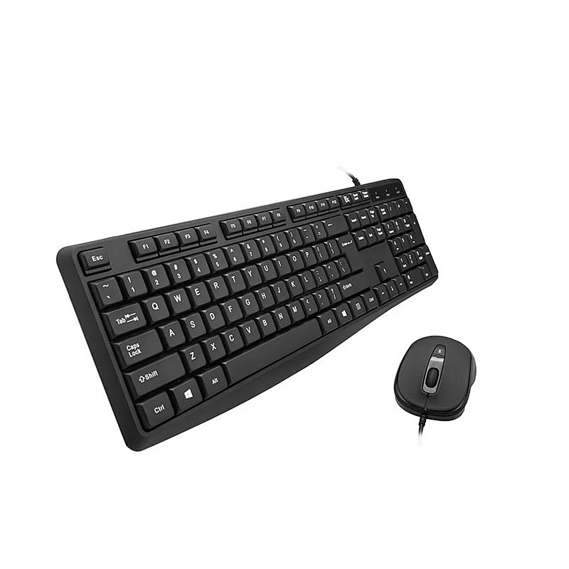 Wired  USB computer full size desktop laptop PC business office mouse keyboard combo KMC-107S