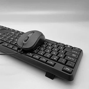 Wired  USB computer full size desktop laptop PC business office mouse keyboard combo KMC-107S