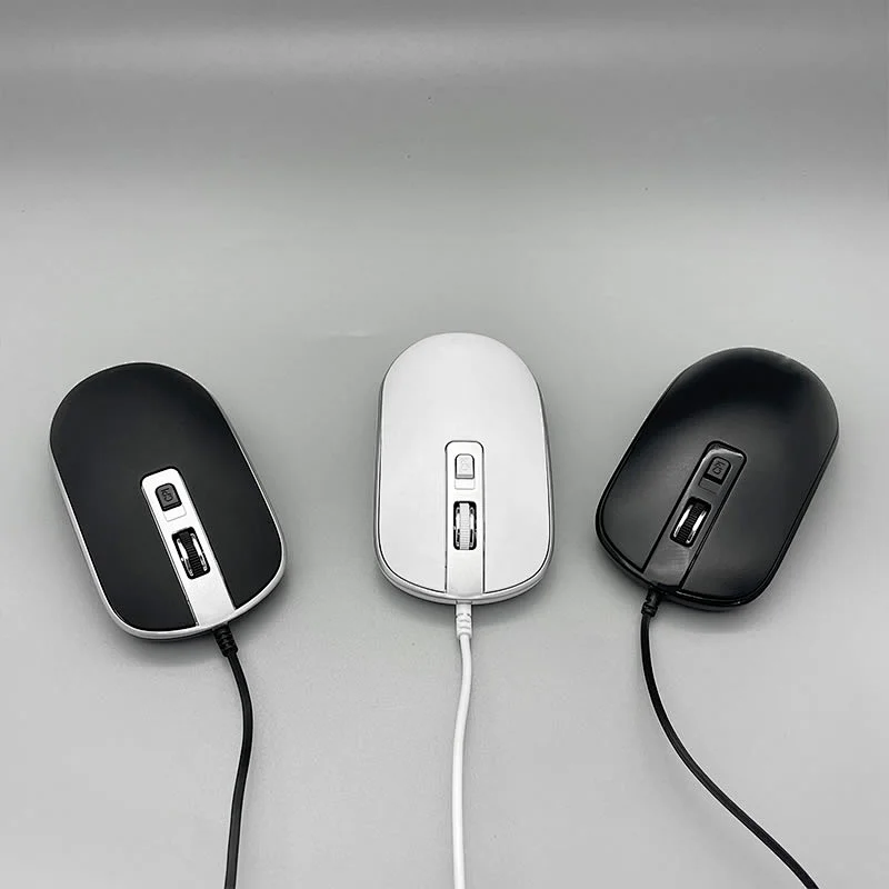 New Private Design 4D button 800-1200-1600dpi USB Wired Optical Mouse For Home Office Business School M-070