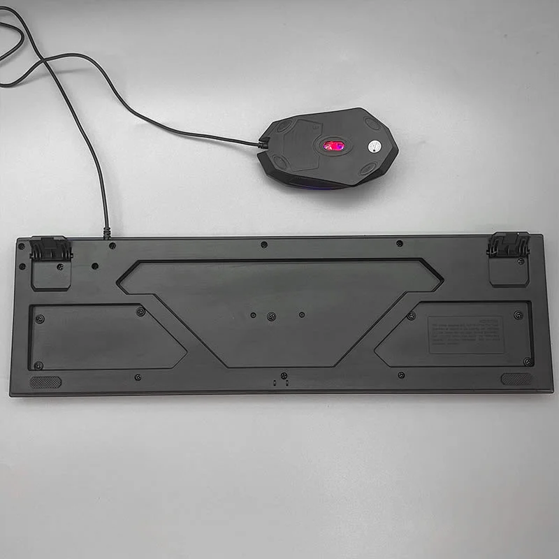 Ergonomic design cheap gaming keyboard mouse combo  mechanical feeling for professional gamer GKMC-707S