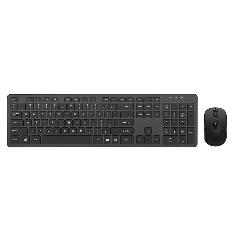2.4G Wireless Hot Slim Flat Chocolate Keys Keyboard Mouse Combo Portable for Home Office Desktop Laptop, KMSW-103D