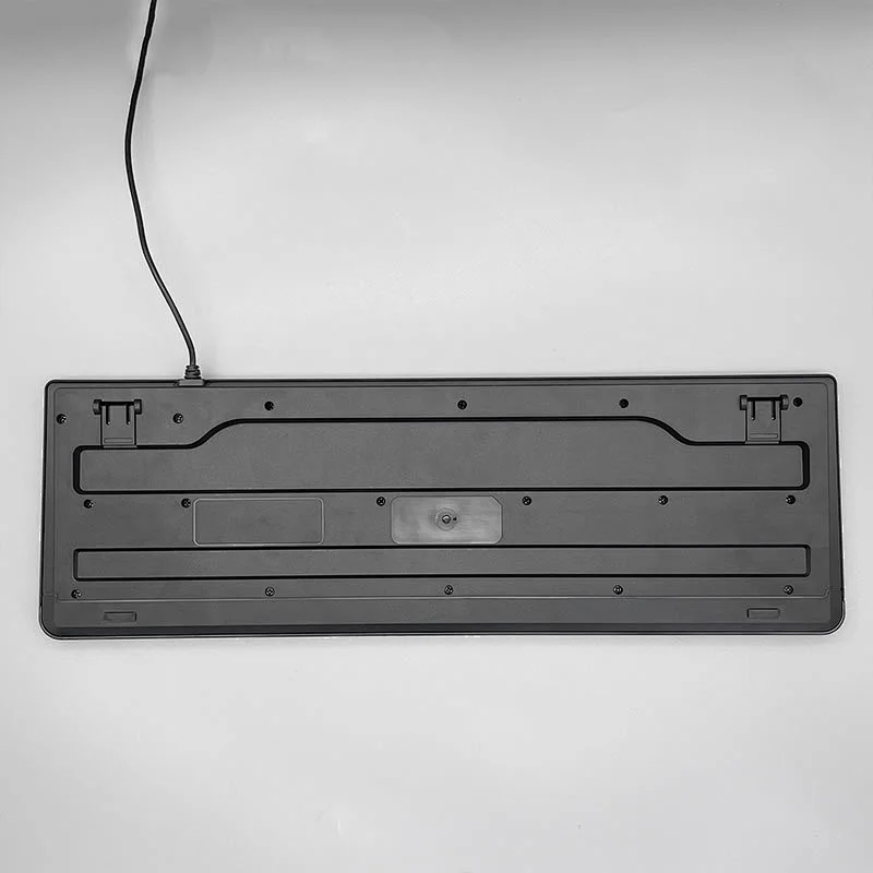 USB Wired Wireless waterproof silicone rubber hospitcal keyskin  Keyboard Computer Peripherals Customized Layout Ergonomic Keyboard for home office K-109PW