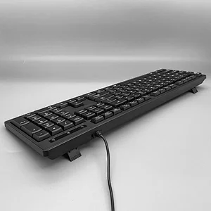 USB Wired Wireless waterproof silicone rubber hospitcal keyskin  Keyboard Computer Peripherals Customized Layout Ergonomic Keyboard for home office K-109PW