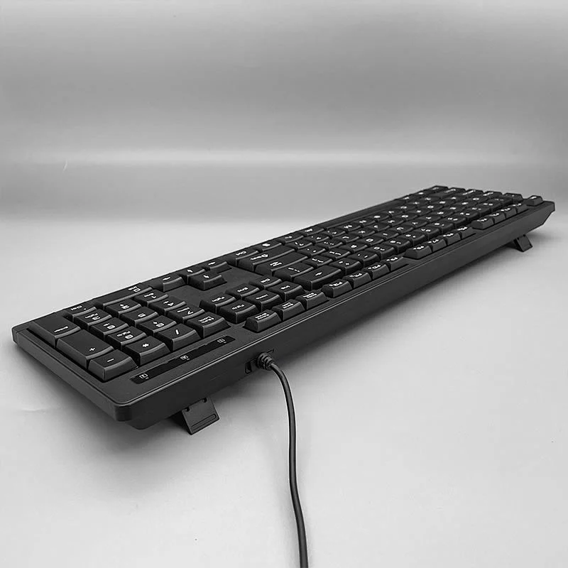 USB Wired Wireless waterproof silicone rubber hospitcal keyskin  Keyboard Computer Peripherals Customized Layout Ergonomic Keyboard for home office K-109PW