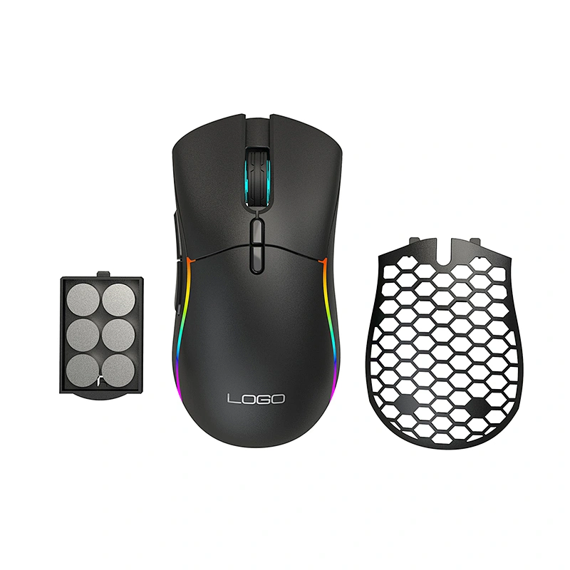 Wireless Gaming Backlight 7D Mouse PC Computer Gaming Optical Mouse Mice with RGB Backlight, GMW-016P