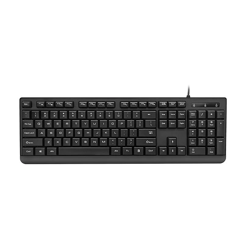 USB Wired Wireless waterproof silicone rubber hospitcal keyskin  Keyboard Computer Peripherals Customized Layout Ergonomic Keyboard for home office K-109PW