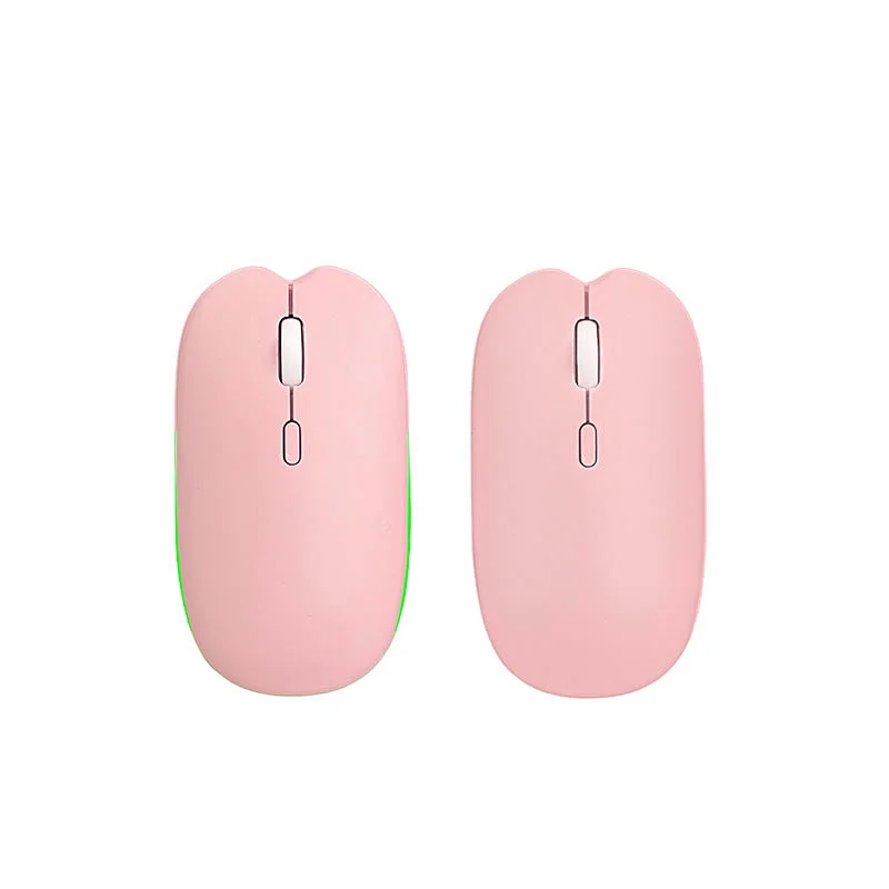 New design 2.4G wireless & BT Rechargeable light Mouse Laptop Desktop Home Office Mouse  dual-mode  MW-004A