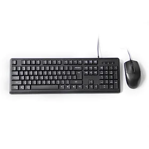 New USB Wired Keyboard Mouse Combo Customized Computer Keyboard 4D Mouse Wired Combo set KMC-204X-N