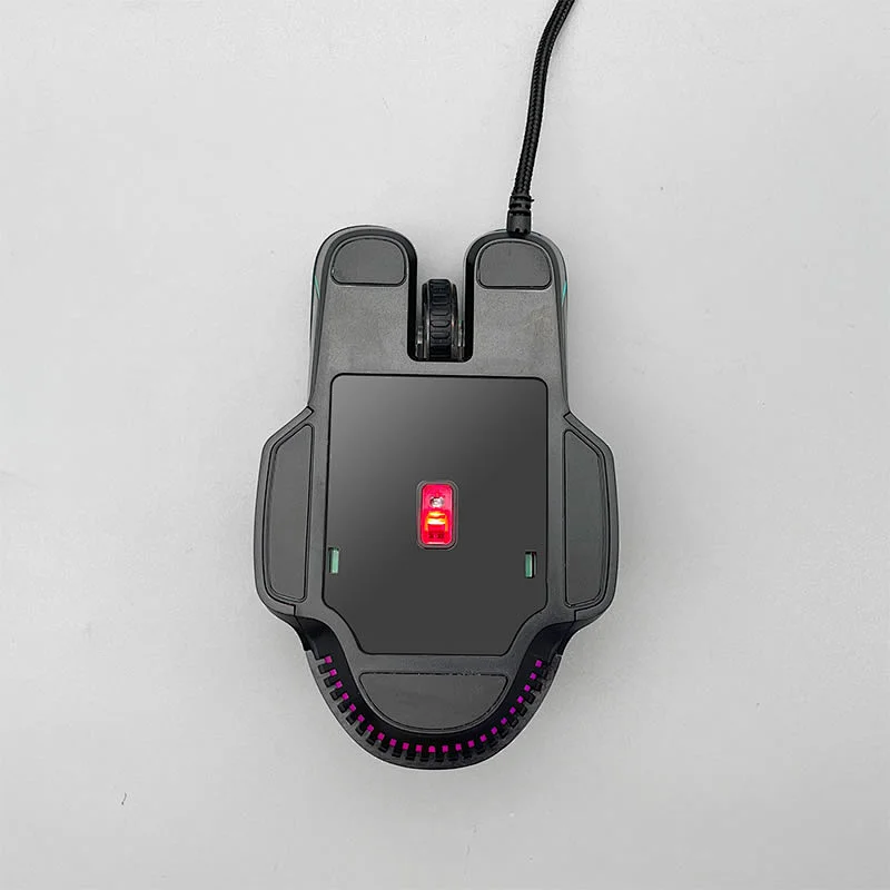 New Unique styling Design 7D Button USB Wired Gaming Backlight Mouse Optical with 7 Colorful Breathing LED Light, GM-183L