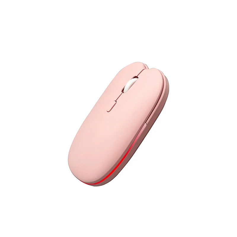 New design 2.4G wireless & BT Rechargeable light Mouse Laptop Desktop Home Office Mouse  dual-mode  MW-004A