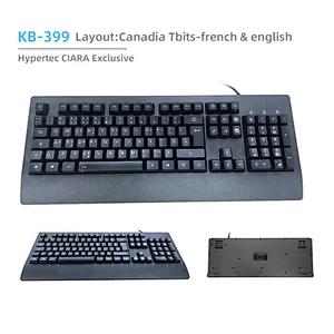 Hot Selling USB Wired Computer Keyboard Desktop Laptop Microsoft Ergonomic Keyboard for Home Office KB-399