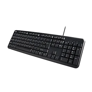New design Cheap Basic USB Wired Keyboard Computer Ergonomic Office Keyboard for PC Laptop Desktop, K-308D