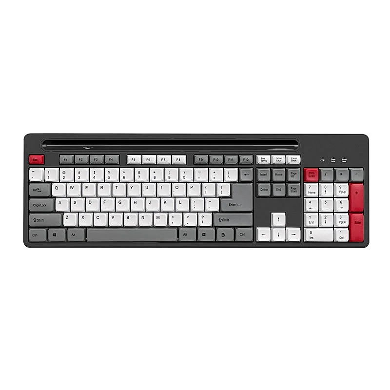 Hot selling 2.4g Wireless Computer Keyboard with Cradle Full-Size office Keyboard for PC Laptop Desktop KW-109