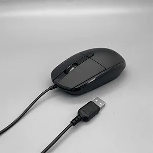 New design Cheap Classic USB Wired Optical Mouse 4D Button 1000dpi PC Computer Mice Wired Office Mouse for Both Hand M-010F
