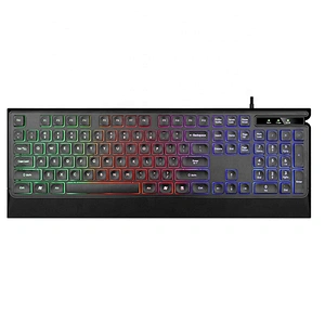 hot selling OEM multi Language Layout USB Wired LED light backlit rainbow gaming keyboard KBL-2189G