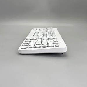 2.4G Wireless Mini Retro keys Gaming Type C rechargeable customized layout Mechanical feel Breathing led light multimedia Keyboard KBLW-002