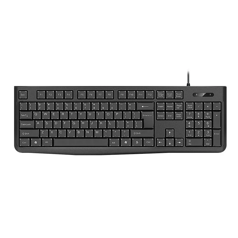 USB wired computer peripherals 104/105 keys customized layout Ergonomic office keyboard K-109D
