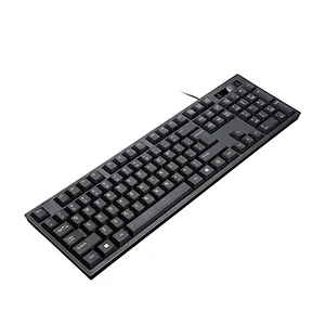 Dust-proof silence  USB Wired Optical Keyboard Private Customized Ergonomic Wired Office Keyboard for PC Laptop Desktop, K-101P
